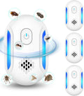 Ultrasonic Pest & Insect Repeler, Electric Mouse Repelent Plug Ins for Roach, Rodent, Mouse, Bugs, Mosquito, Mice, Spider, Ant, Pest Control Plug in Indoor Home Kits, 4 Pack